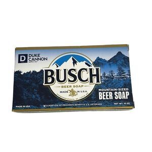 Busch Beer Soap Duke Cannon Moutain-Sized New